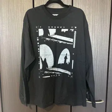 크리피너츠 롱T XL 블랙 CreepyNuts
