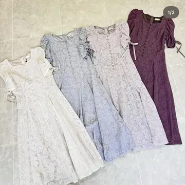 안미르 anmile 원피스 클래시컬 레이스 OP 핑크 PI