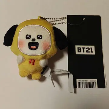 BT21 봉제 인형 키링 꺄~ TODAY'S FACE CHIMMY