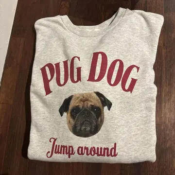 퍼그독 pug dock 맨투맨 카라피치