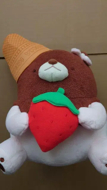 우유 사람 아이스크림 곰돌이 BIG 봉제 인형 딸기 초코