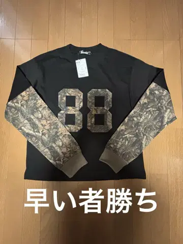 kutir 넘버 로고 레이어드 롱 TEE