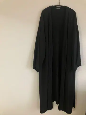 레헬리넨 rehellinen 린넨울 롱 가디건 블랙 루즈핏