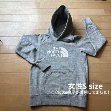 S 사이즈 THE NORTH FACE 그레이 후드티