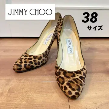 지미추 펌프스 레오파드 무늬 38