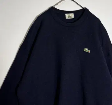 LACOSTE 라코스테 프레라코 프랑스제 자수 로고 울 스웨터