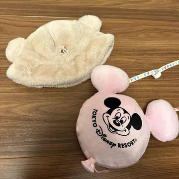 디즈니 벌룬 미니백 퍼 버킷햇