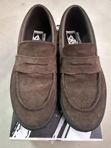 VANS 브라운 스웨이드 로퍼