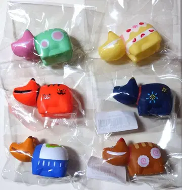 콩베코 빨간 베코 6종 아카베코랜드 아이즈 피규어 소프트 비닐