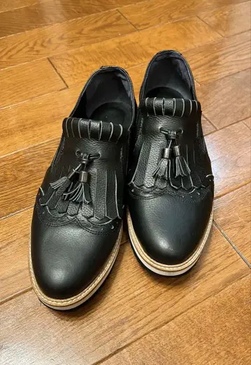 다이애나 태슬 가죽 로퍼 24.5cm 통굽 새상품급