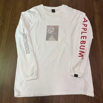 APPLEBUM 애플밤 롱티 긴팔 셔츠 White XL