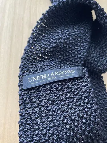유나이티드 애로우즈 니트 타이 블랙 넥타이 UNITED ARROWS