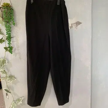 인기 만점 스테디셀러 블랙 사루엘 팬츠 허리밴딩