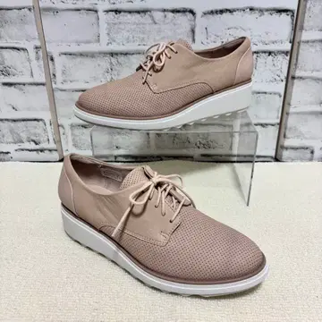 클락스 클락스 경량 스니커즈 통굽 인기 시리즈 핑크 베이지