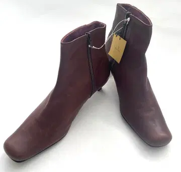다크 브라운 여성용 가죽 부츠 Sybilla 24cm