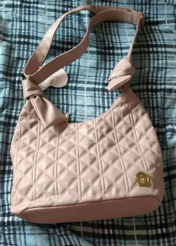 아오키 미사코 니나 퀼팅 토트백 사선 핑크 숄더백