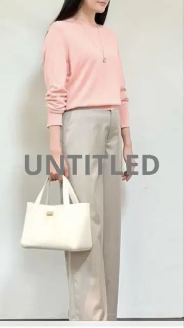 UNTITLED 스팬 레이온 풀오버 니트