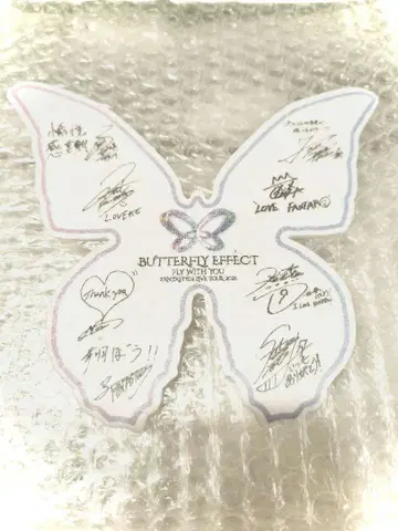 FANTASTICS 메시지 카드 나비 낙하물