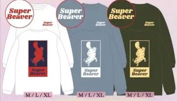 Super Beaver 롱 슬리브 T셔츠 XL