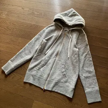 Deuxieme Classe 더블 지퍼 후드티 그레이 스테디셀러