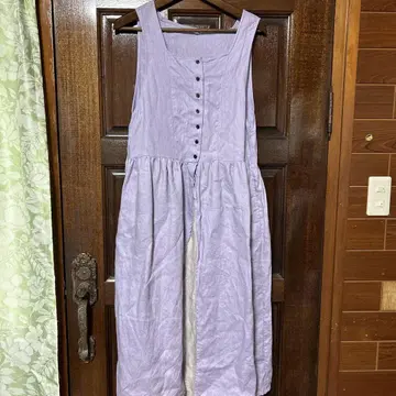 sm2 타치카와 한정판 레이어드 스타일 린넨 원피스