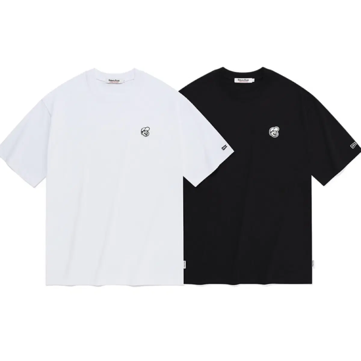 [Bulk] Ebbets Field Basic Short-Sleeve T-shirt Ebbets Field White Black