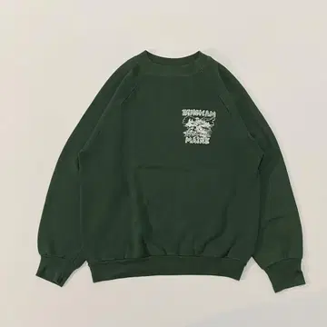 70s 브랜드 불명 래글런 맨투맨 BINGHAM MAINE M 상당