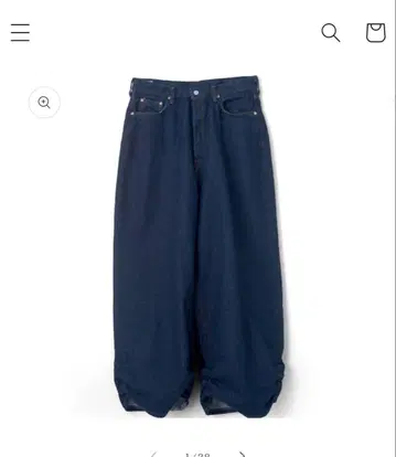 FRESH MAN DENIM WIDE PANTS by EDWIN'OW'