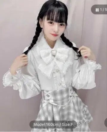 로지타 리본 블라우스 화이트
