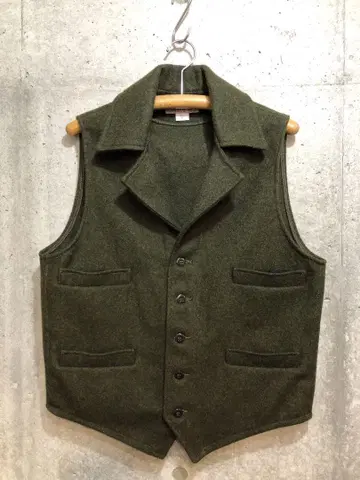 레어 모델! FILSON 필슨 웨스턴 매키노 베스트 올리브