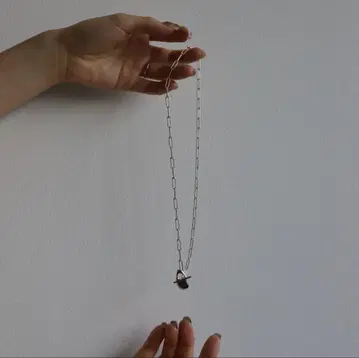 CALME 2way drop chain necklace