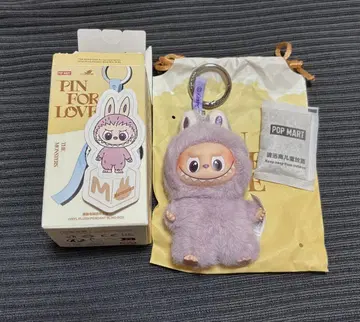 popmart PIN FOR LOVE labubu 봉제 인형 펜던트 M
