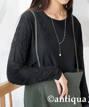 antiqua, 안티카 뉘앙스 시어 탑 블랙 (미사용)