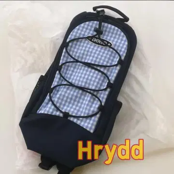 새상품급 aeae 깅엄 체크 백팩 블랙