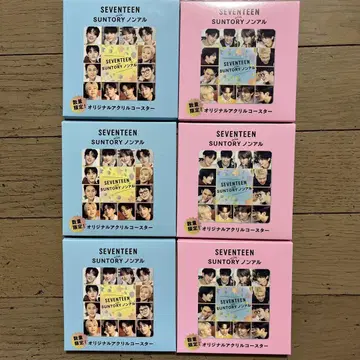 SEVENTEEN SUNTORY 오리지널 아크릴 코스터 6개