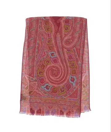 ETRO 페이즐리 무늬 스톨 136cm