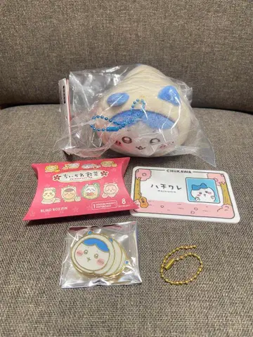 치이카와 (먼작귀) 딤섬 마스코트 핀 배지 입장 특전 카드 하치와레