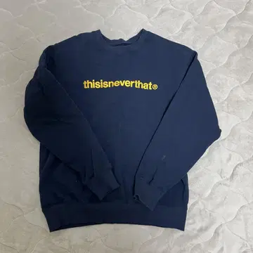thisisneverthat 네이비 맨투맨 M