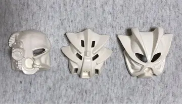 BIONICLE 마스크 3개 세트 화이트