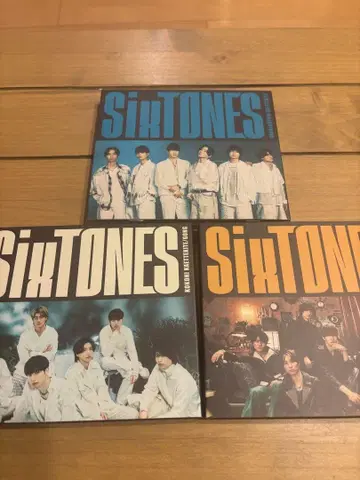 SixTONES GONG 여기에 돌아와 3형태 세트