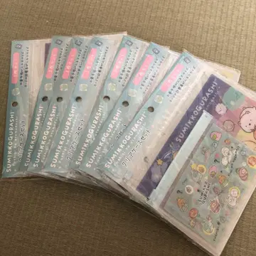 총액 5,236엔 상당 스미코구라시 클리어 케이스 세트 7점 묶음 판매
