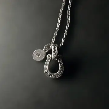 심퍼시 오브 서울 호스슈 M 펜던트 LUX 글로리 참 부착