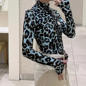 900달러 Alex Perry 레오파드 프린트 바디 수트