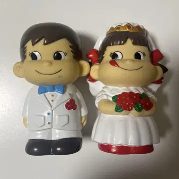 후지야 페코짱 포코짱 인형 웨딩 저금통 소프트 비닐 결혼 기념