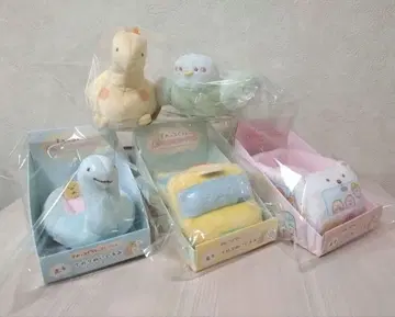 새상품 스미코구라시 테노리 봉제 인형 기린카 잉코 유치원 버스 달리기