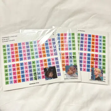TXT Blue Hour 글로벌 특전 트레이딩 카드 세트