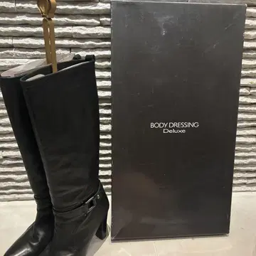 BODY DRESSING Deluxe 블랙 롱 부츠