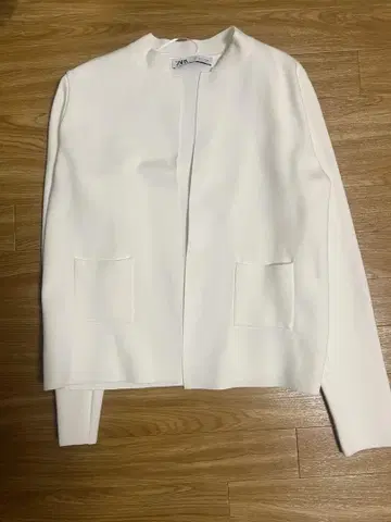 ZARA 니트 노카라 자켓