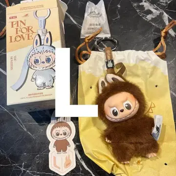 PIN FOR LOVE 시리즈 봉제 인형 펜던트 라브부 L