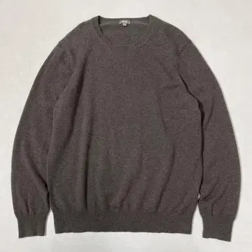 24AW UNIQLO 남성용 캐시미어 크루넥 스웨터 (긴팔) XL
